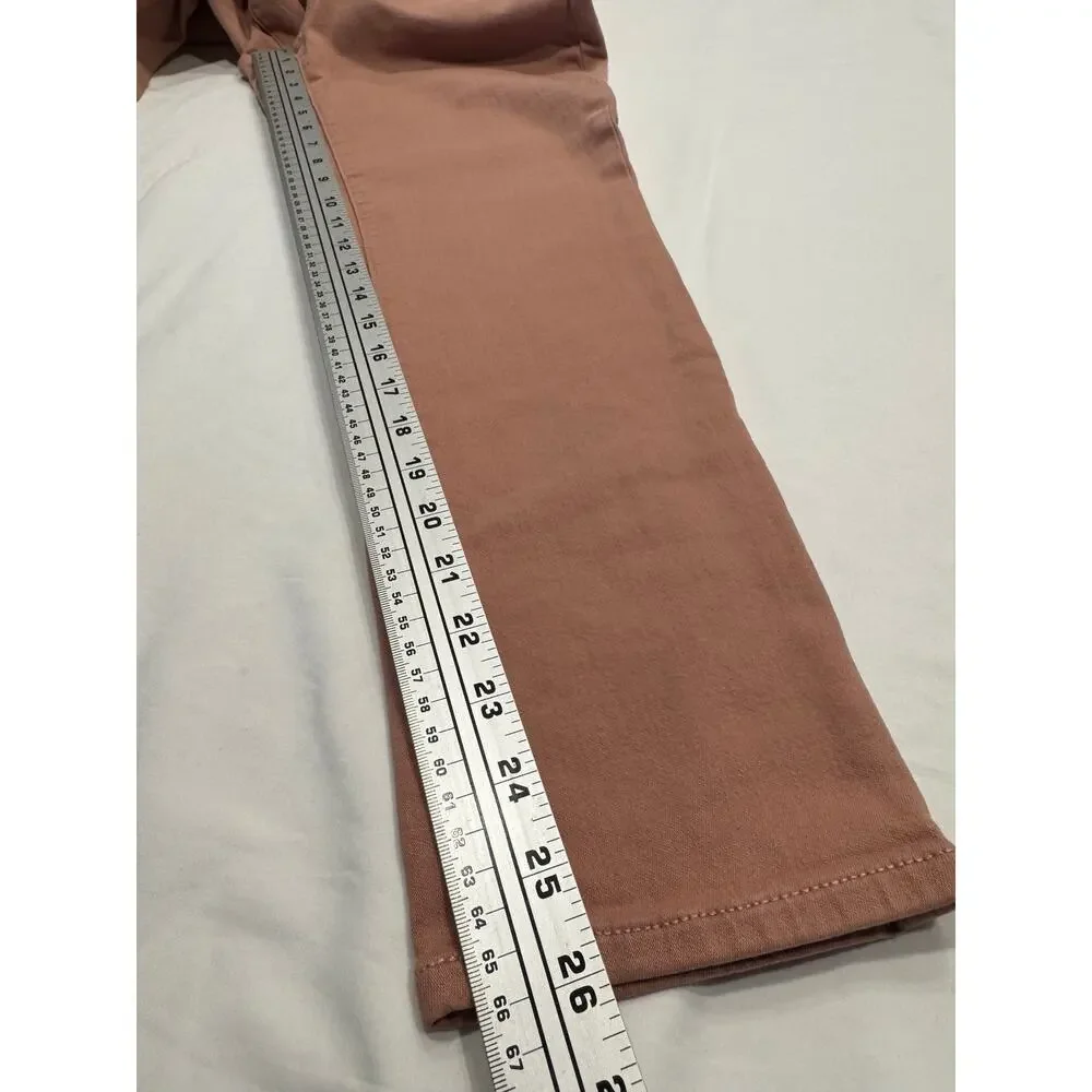 Universal Thread Womens High Rise Skinny Crop Jeans 6/28 Rose Pink Retro Stretch